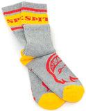 Spitfire Classic87 Bighead Socks / Heather / Red / Yellow