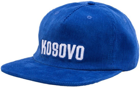 Hockey Kosovo Cord Snapback Hat / Blue