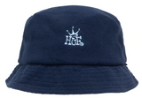 Huf Crown Polar Fleece Bucket Hat / Navy