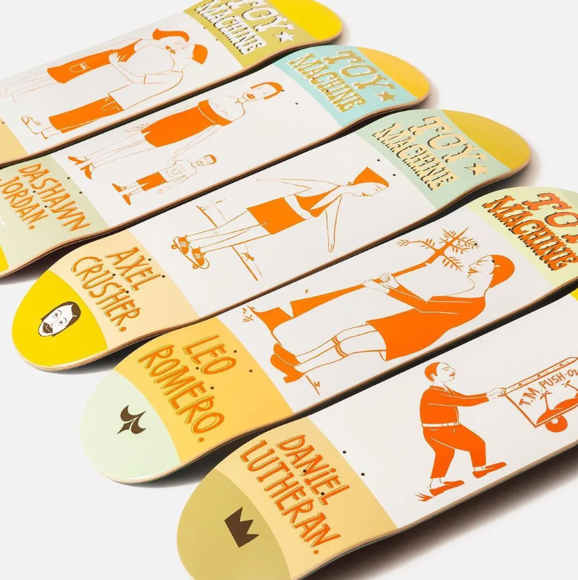Toy Machine x Margaret Kilgallen Full 5 Deck Set LIMITED RELEASE