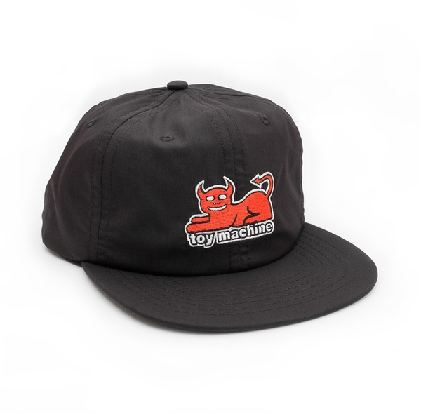 Toy Machine Devil Cat Snapback Hat / Black