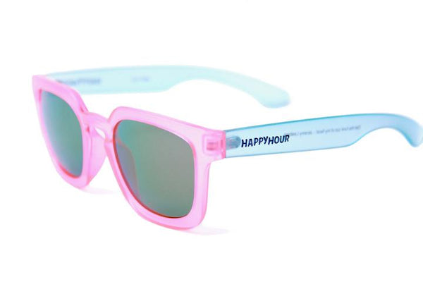 Happy Hour Wolf Pup Leabres Pink Blue Sunglasses