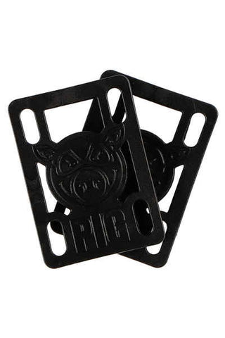 Pig Risers Black 1/2"