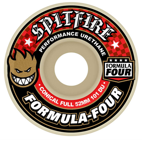 Spitfire F4 101 Duro Conical Full Wheels 54mm