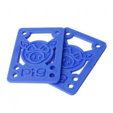 Pig Risers Blue 1/8