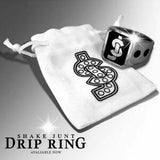 Shake Junt Drip Ring / Silver